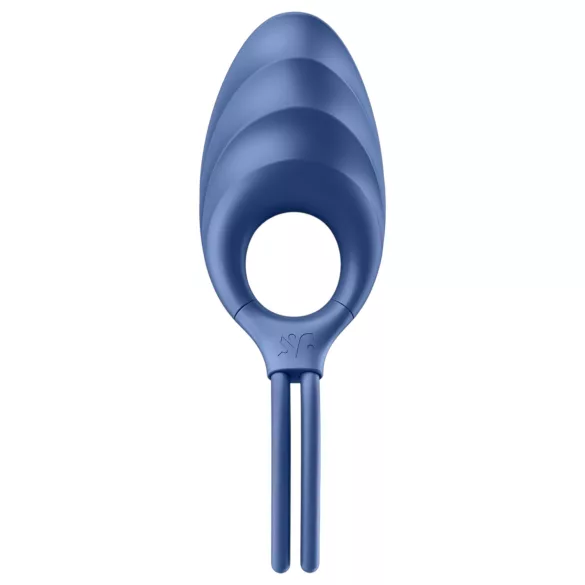 Satisfyer Swordsman - inel pentru penis cu vibrații, reîncărcabil, albastru