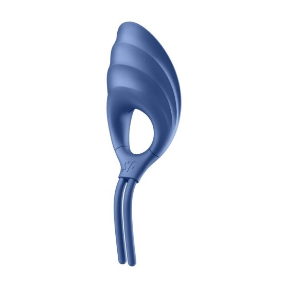 Satisfyer Swordsman - inel vibrator pentru penis, cu acumulator (albastru)