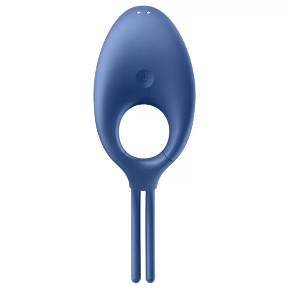 Satisfyer Swordsman - inel pentru penis cu vibrații, reîncărcabil, albastru