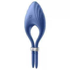   Satisfyer Duelist - inel pentru penis cu vibrații, reîncărcabil - albastru