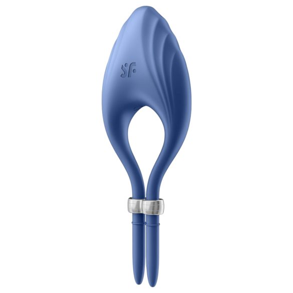 Satisfyer Duelist - Inel penian vibratoare cu acumulator (albastru)