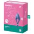Satisfyer Duelist - Inel penian vibratoare cu acumulator (albastru)
