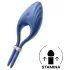 Satisfyer Duelist - inel pentru penis cu vibrații, reîncărcabil - albastru