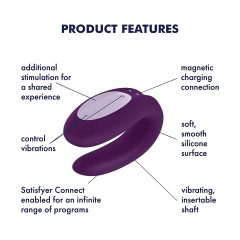   Satisfyer Partner Box 1 - set de vibratoare inteligente reîncărcabile (2 bucăți)