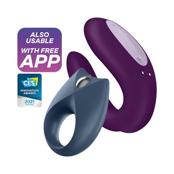 Cutie Satisfyer pentru cupluri 2 - set inteligent de vibratoare (2 piese)