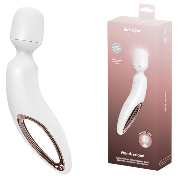 Satisfyer Wand-erland - vibrator masaj relaxant - alb