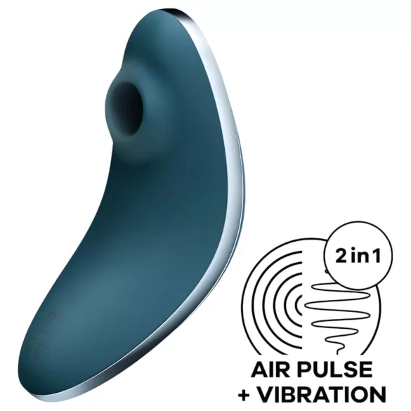 Satisfyer Vulva Lover 1 - vibrator cu unde de aer și încărcare (albastru)