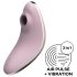 Satisfyer Vulva Lover 1 - Stimulator clitoridian cu unde de aer (violet)