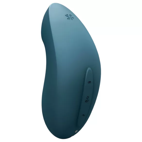 Satisfyer - vibratoare clitoridian cu unde de aer - reîncărcabil - albastru
