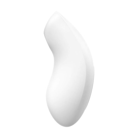 Satisfyer Vulva Amantul 2 - vibrator clitoridian cu baterie și unde de aer (alb)