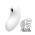 Satisfyer Vulva Lover 2 - vibrator cu unde aer pentru clitoris (alb)