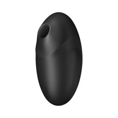   Satisfyer Vulva Lover 3 - vibrator cu stimulare clitoridiana cu aer și baterie (negru)