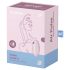 Satisfyer Vulva Lover 3: stimulare clitoridiană cu unde, reîncărcabil (roz)
