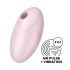 Satisfyer Vulva Lover 3: stimulare clitoridiană cu unde, reîncărcabil (roz)