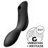 Satisfyer Curvy Trinity 2 - vibrator 2în1 cu unde de aer - negru