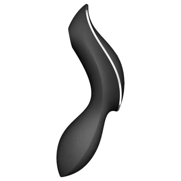 Satisfyer Curvy Trinity 2 - vibrator 2în1 cu unde de aer - negru