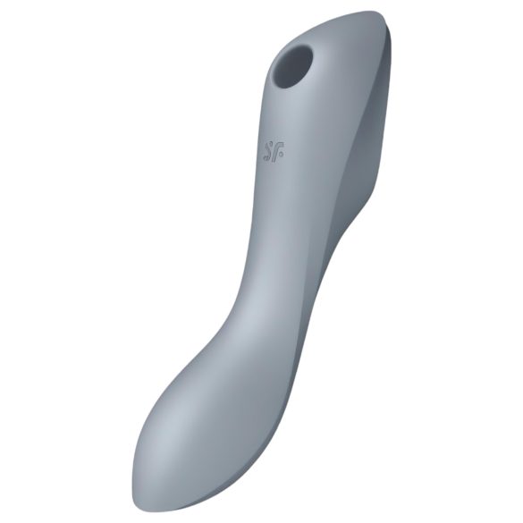 Satisfyer Curvy Trinity 3 - Vibrator 2în1 cu Unde de Aer (Gri)