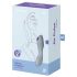 Satisfyer Curvy Trinity 3 - Vibrator 2în1 cu Unde de Aer (Gri)