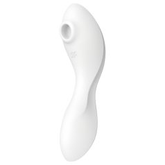 Satisfyer Curvy Trinity 5+ - vibrator 2în1 inteligent - alb