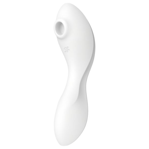 Satisfyer Curvy Trinity 5+ - vibrator 2în1 inteligent - alb