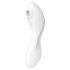 Satisfyer Curvy Trinity 5+ - vibrator 2în1 inteligent - alb