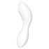 Satisfyer Curvy Trinity 5+ - vibrator 2în1 inteligent - alb