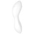 Satisfyer Curvy Trinity 5+ - vibrator 2în1 inteligent - alb