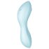 Satisfyer Curvy Trinity 5+ - vibrator 2în1 inteligent - albastru