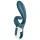 Satisfyer Hug Me - vibrator cu braț clitoridian inteligent - silicon albastru