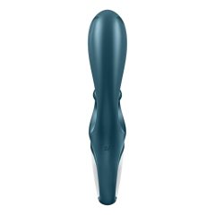  Satisfyer Hug Me - vibrator inteligent cu stimulator de clitoris (albastru-gri)