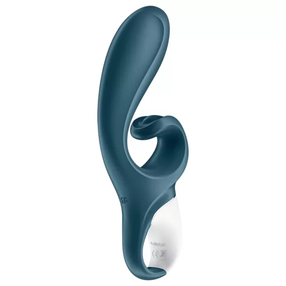 Satisfyer Hug Me - vibrator cu braț clitoridian inteligent - silicon albastru