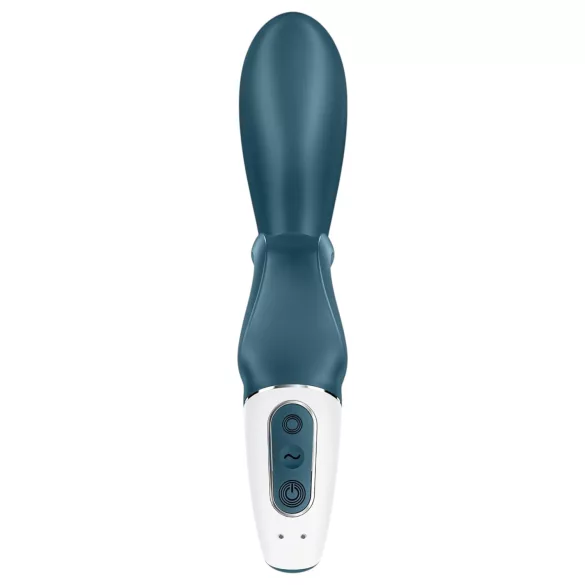 Satisfyer Hug Me - vibrator cu braț clitoridian inteligent - silicon albastru