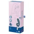 Satisfyer Hug Me - vibrator cu braț clitoridian inteligent - silicon albastru