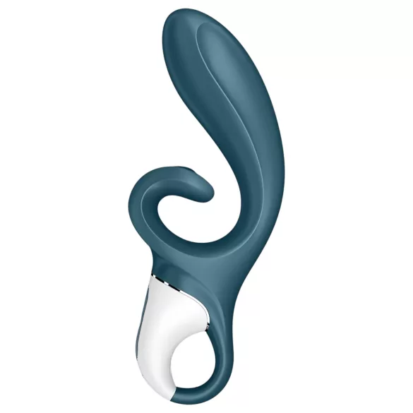 Satisfyer Hug Me - vibrator cu braț clitoridian inteligent - silicon albastru