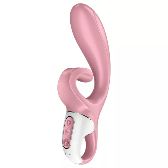 Satisfyer Hug Me - vibrator cu braț pentru clitoris controlat prin aplicație (roz)