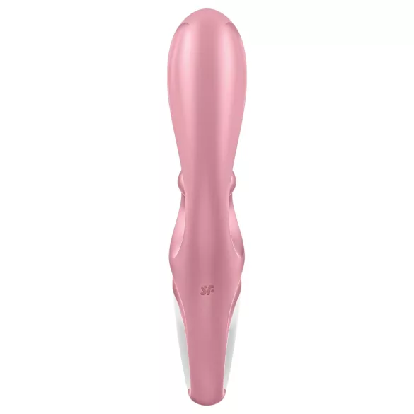 Satisfyer Hug Me - vibrator cu braț pentru clitoris controlat prin aplicație (roz)