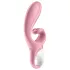 Satisfyer Hug Me - vibrator cu braț pentru clitoris controlat prin aplicație (roz)