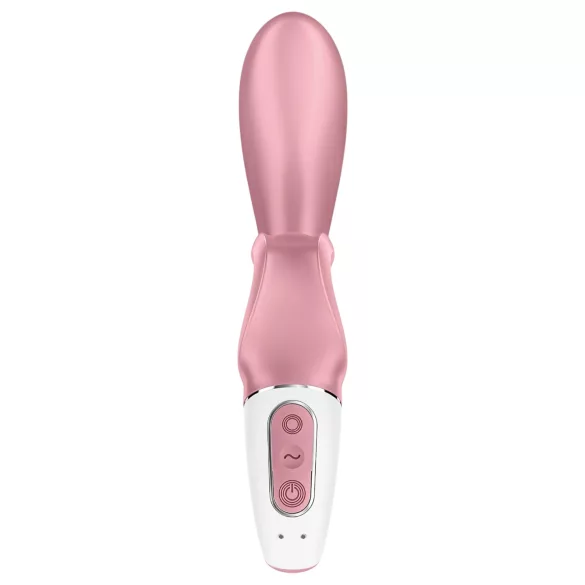Satisfyer Hug Me - vibrator cu braț pentru clitoris controlat prin aplicație (roz)