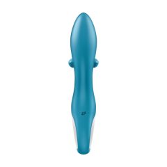   Satisfyer Embrace Me - vibrator cu acumulator și brat pentru clitoris (turcoaz)