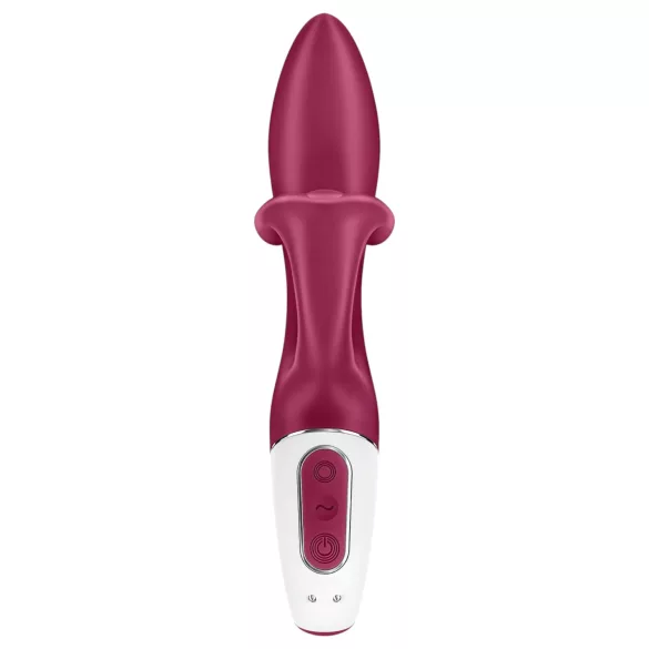 Satisfyer Embrace Me - vibrator cu braț pentru clitoris - reîncărcabil - roșu