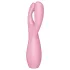 Satisfyer Threesome 3 - vibrator clitoridian cu acumulator - roz