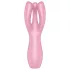 Satisfyer Threesome 3 - vibrator clitoridian cu acumulator - roz
