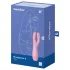 Satisfyer Threesome 3 - vibrator clitoridian cu acumulator - roz