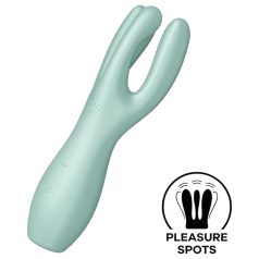 Satisfyer Threesome 3 - vibrator clitoridian (mentă)