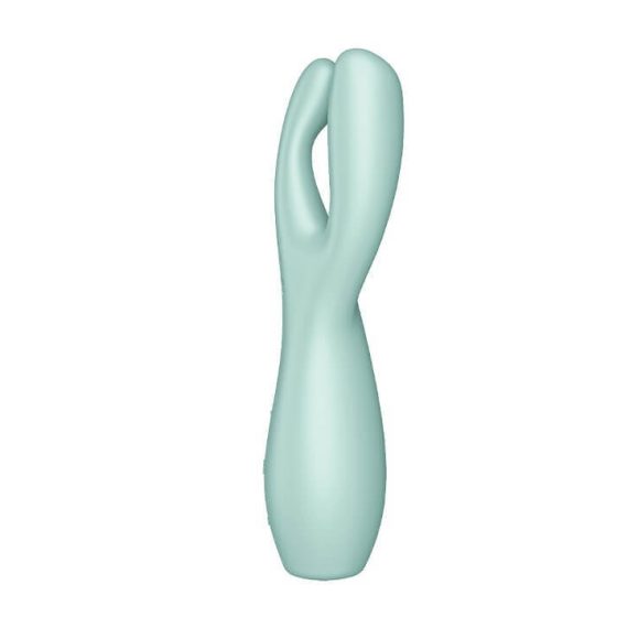 Satisfyer Threesome 3 - vibrator de clitoris reîncărcabil (mentă)