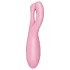 Satisfyer Threesome 4 - Vibrator clitoridian controlat prin aplicație (roz)