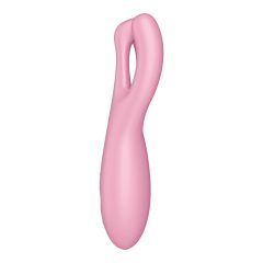   Satisfyer Threesome 4 - vibrator inteligent pentru clitoris (roz)
