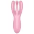 Satisfyer Threesome 4 - Vibrator clitoridian controlat prin aplicație (roz)