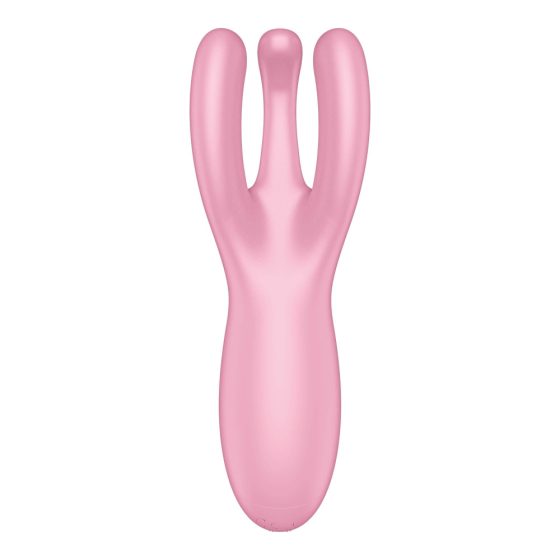 Satisfyer Threesome 4 - vibrator inteligent pentru clitoris (roz)