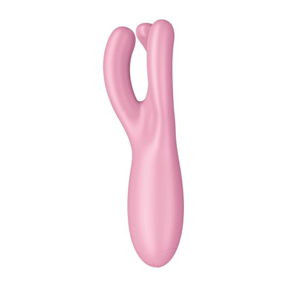 Satisfyer Threesome 4 - vibrator inteligent pentru clitoris (roz)